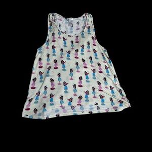 munki munki Women's matching hula girl  Pajama Top and matching bottoms
